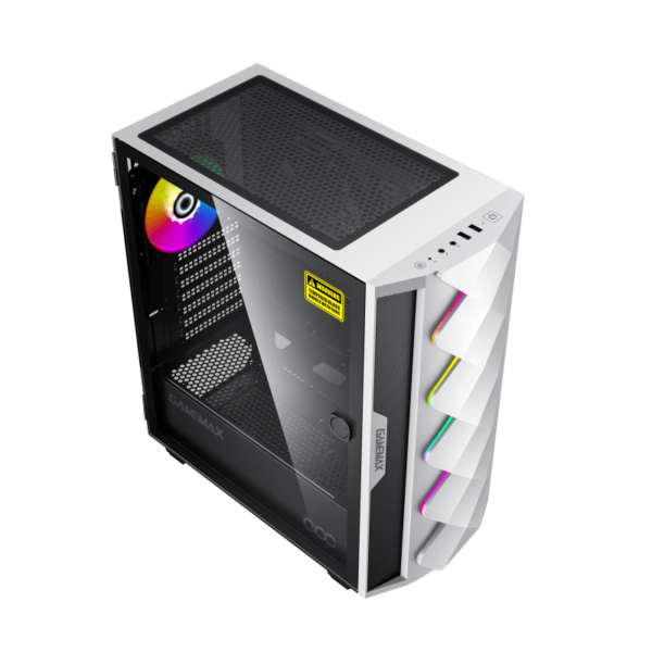 Case Gamemax Diamond COC mid tower RGB vidrio templado lateral - Image 9