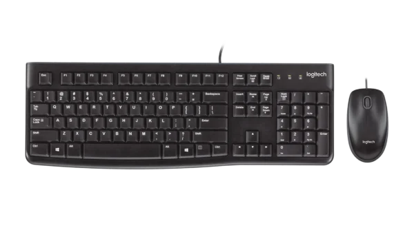 Kit teclado y mouse Logitech MK120 Español USB
