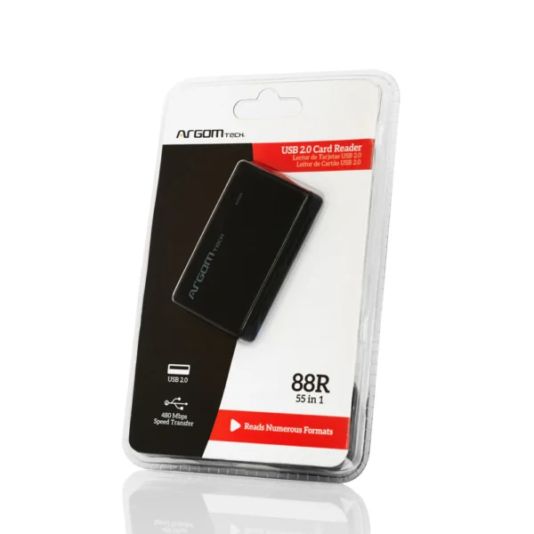 Lector de tarjeta de memoria Argom 55 en 1 USB - Image 2
