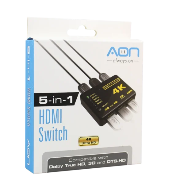 Adaptador Split HDMI 5 en 1 AON - Image 2