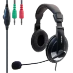 Audifono con microfono Argom Pro75 Negro diadema ajustable 3.5mm