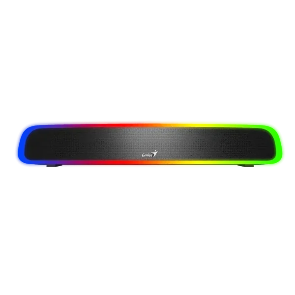 Barra de Sonido Genius Soundbar 200BT estéreo 5.1 bluetooth USB RGB con control en Negro - Image 2
