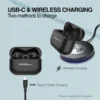 audifonos argom skeipod e85 negro bt 5.3 ipx5 resistente al agua cancelacion de ruido