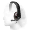 audifonos con microfono argom aero 64 negro 3.5mm
