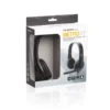 audifonos con microfono argom metro 77 negro 3.5mm