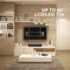 base de pared para tv 55" a 90" argom hasta 50kg inclinable