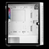 case gamdias argus e4 elite gaming mid tower blanco atx 3 x usb panel izquierdo de vidrio templado