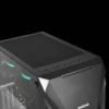 case gamdias athenea e1 elite gaming mid tower atx negro 3 x usb panel frontal de malla vengana de vidrio templado liso