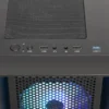 case gamdias aura gc2 gaming mid tower atx negro 3 x usb panel frontal malla panel lateral vidrio templado