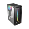 case msi mag vampiric 100r full tower negro 1 x usb 3.2 2 x usb 2.0 lateral vidrio templado panel frontal de malla