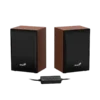 cornetas genius sp hf380bt madera 3.5mm usb bluetooth 3w estéreo