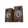 cornetas genius sp hf500b madera 3.5mm 16w parlante 2 vías con 3d envolvente