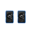 cornetas genius sp u125 azul 3.5mm usb 3w estéreo