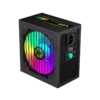 fuente de poder gamemax gaming 800w vp 800 rgb bronze atx 12v iluminación led negro
