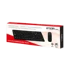 kit teclado mouse argom dpi 1000 inalámbrico español multimedia negro