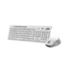 kit teclado mouse genius slimstar 8230 dpi 1200 3 botones inalámbrico bluetooth ai copilot blanco