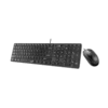 kit teclado mouse genius slimstar c126 dpi 1000 3 botones usb multimedia negro