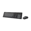 kit teclado mouse genius smart km 8200 dpi 1200 3 botones inalámbrico ai copilot multimedia 2 teclas de colores gris