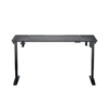 mesa aerocool lab x black 170 x 75cm altura regulable electrica alfombrilla para mouse cristal templado negro