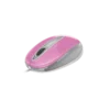mouse genius dx mini 1200dpi 3 botones rgb led usb rosa