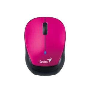 mouse genius micro traveler 9000r 1200dpi 3 botones inalámbrico soporte stick n go rosado
