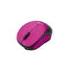 mouse genius micro traveler 9000r 1200dpi 3 botones inalámbrico soporte stick n go rosado