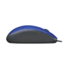mouse logitech m110 1000dpi usb 3 botones rueda de desplazamiento azul