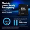 procesador ultra 7 265k 3.9ghz 20 nucleos socket lga1851 30mb 125w graficos uhd
