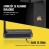 soporte para audifonos corsair st100 rgb 3.5mm usb
