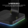 soporte para audifonos corsair st100 rgb 3.5mm usb
