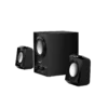 subwoofer genius sw 2.1 300 madera negro 3.5mm 10w bajo control del volúmen