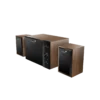 subwoofer genius sw 2.1 350 madera 3.5mm 15w agudos y graves volúmen ajustable