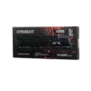 teclado argom gaming combat kb56 inglés luz rgb usb plug & play estructura metálica negro