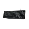 teclado genius smart kb 117 español usb con patas de inclinanción resistente a derrames negro