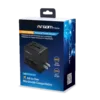 adaptador argom universal viajero de 4 en 1 usb type c negro