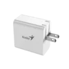 cargador genius rapido de pared pd 20ac usb type c portatil blanco (copy)