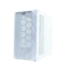 case jemip jpc 360 gaming atx blanco 3x usb hd audio malla frontal y vidrio templado lateral