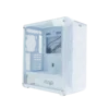 case jemip jpc 360 gaming atx blanco 3x usb hd audio malla frontal y vidrio templado lateral