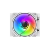 enfriador liquido gamemax iceburg 120 infinity rgb 4 pines 180 w lga 1700 amd am5 blanco