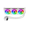 enfriador liquido gamemax iceburg 120 infinity rgb 4 pines 180 w lga 1700 amd am5 blanco (copy)