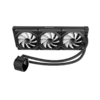 enfriador liquido gamemax iceburg 120 infinity rgb 4 pines 180 w lga 1700 amd am5 blanco (copy)
