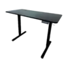 mesa jemip dominion station 1.20 (l) x 60 (a) ajustable electrico control de altura negro
